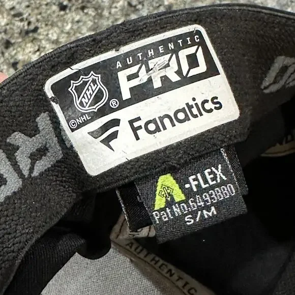 Fanatics LA Kings Authentic Pro Hat Mens S/M Black Gray Flexfit NHL - Picture 7 of 8